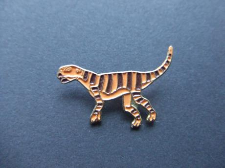 Dinosaurus Tyrannosauridae gestreept